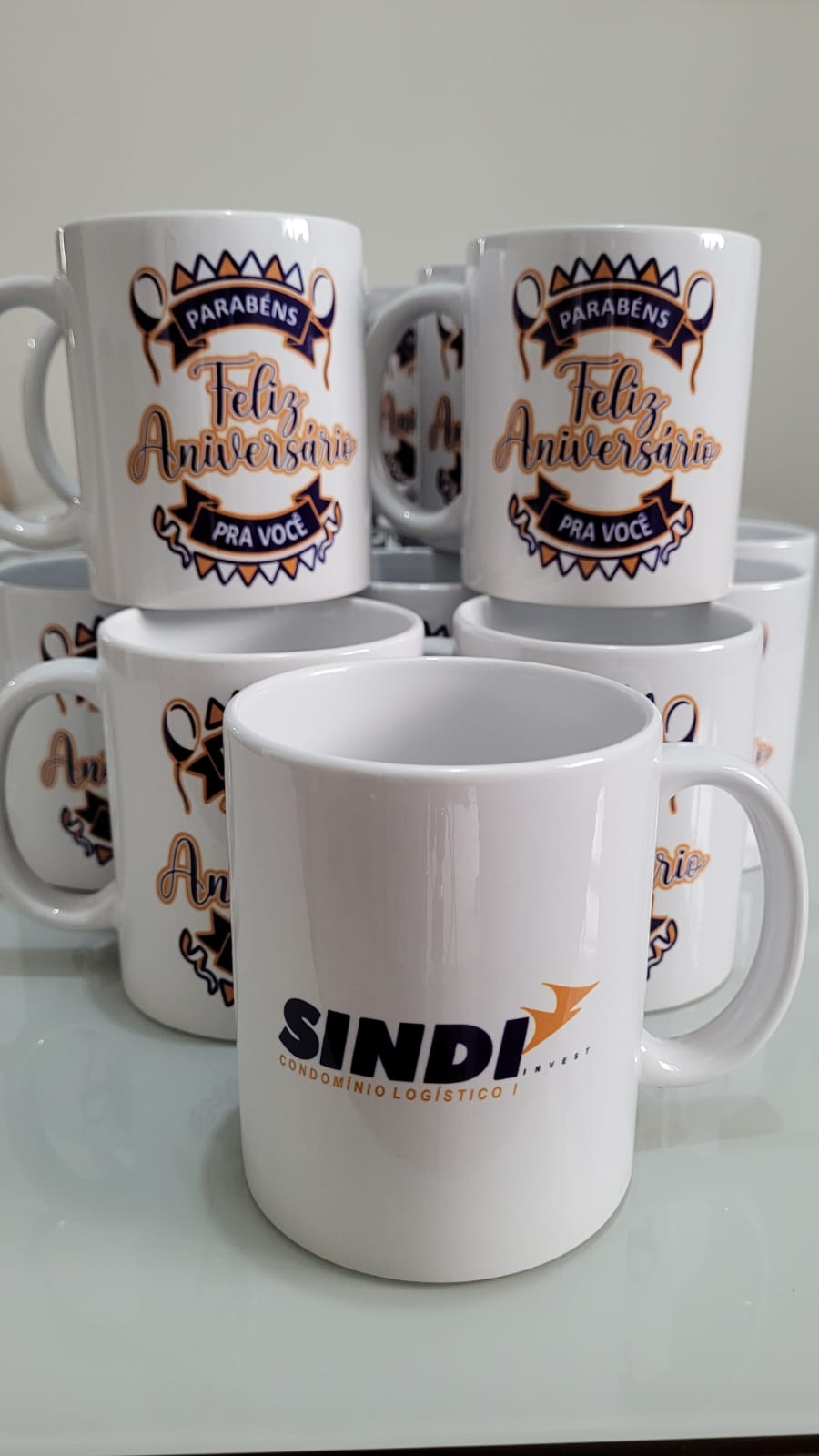 CANECA DE CERÂMICA BRANCA - Imagem 2