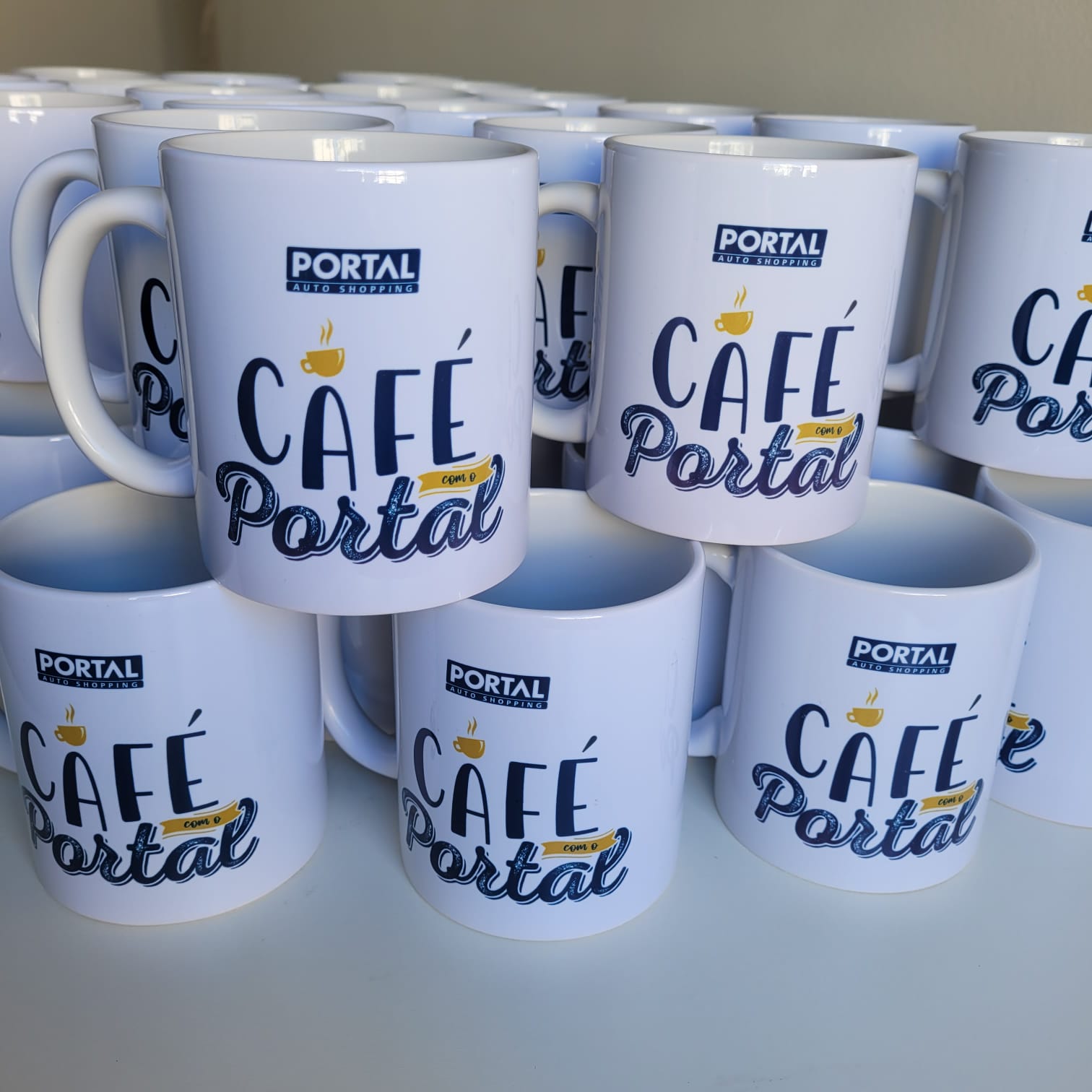 CANECA DE CERÂMICA BRANCA - Imagem 5