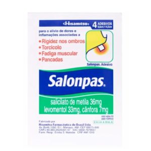 SALONPAS 4 ADESIVOS
